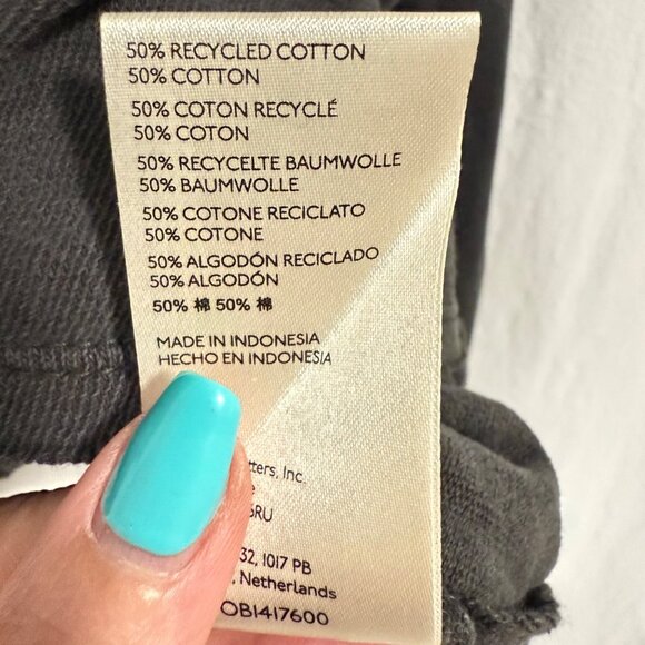 Free People Ready for This Tee Gray Oversized Size M NWOT - Picture 5 of 8